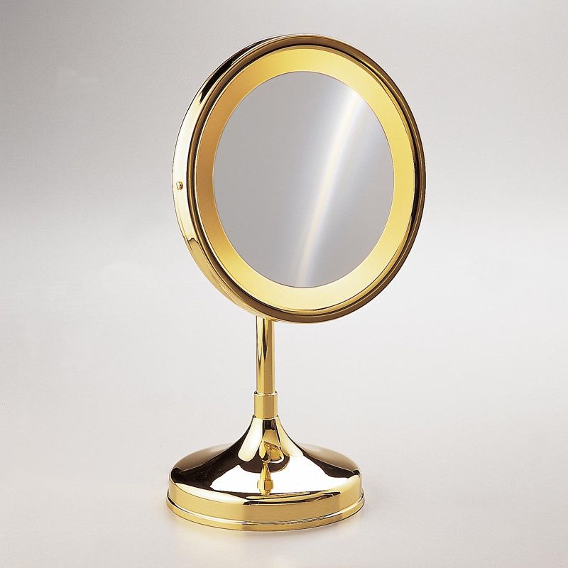 Windisch by Nameeks Round Pedestal Magnifying Mirror Wayfair